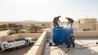 تنظيف خزانات مياه بجازان