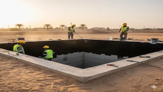 عزل خزان الماء الأرضي بجازان